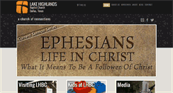 Desktop Screenshot of lhbc.com